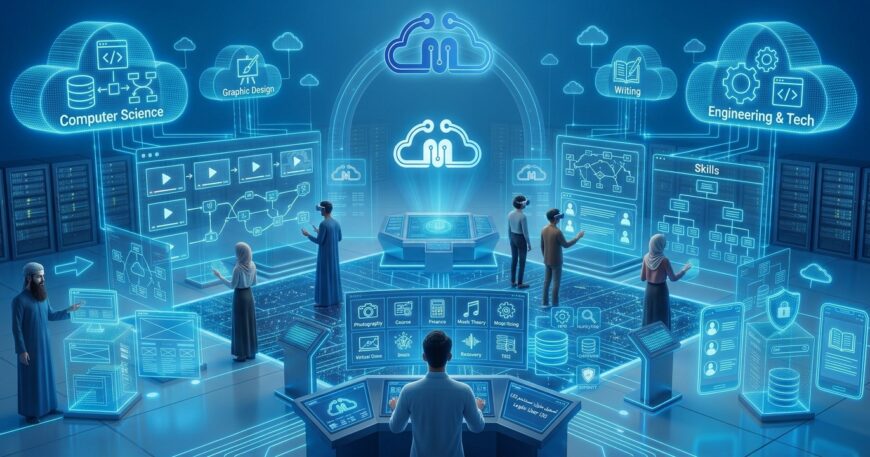 تصميم موقع كورسات ودورات أونلاين