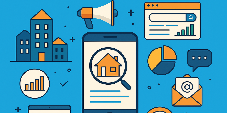 أهم الأدوات الرقمية لتسويق العقارات عبر الإنترنت